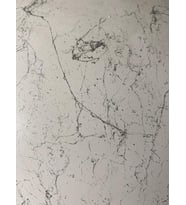 Rsylight Retro Beyaz Mermer Desenli Dekoratif Tekli Rustik Metal Sarkıt Avize 40 Cm