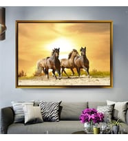 Altın Çerçeveli dekoratif tablo a968 (Gold)