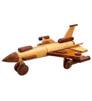 Ahşap Model Dekoratif Uçak 25 cm