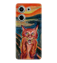 Camon 20 Kılıf Silikon Desen Özel Seri Tablo Cat 1788