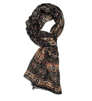 Bethune Style Siyha İtalyan Modal Kaşkol MDL47 (Siyah)