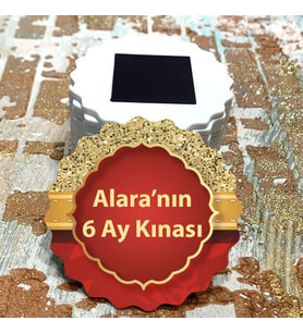Magnet Hediyelik - Kız Bebek 6 Ay Kınası Hatırası Tasarım