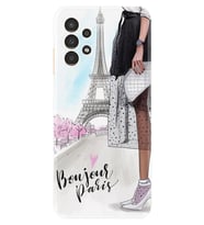 Samsung Galaxy M14 Kılıf Resimli Desenli Baskılı Silikon Bonjour Paris 1419