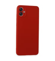 Galaxy A05 Kılıf First Silikon - Kırmızı