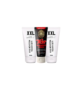 Xir 3xEffect Cream 50 ml Penis serrtleştirici geciiktirici Büyütücü Krem + Yanında 2 Adet 50 ml Kuş Büyüten XXL Cream Penis Büyütme Kremi
