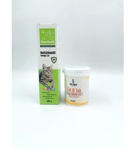 Kediler İçin Omega 3-6-9 + Kalsiyum Tablet