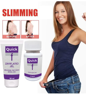 Quick F Seti: Quick F Gel 50 ml Jel Yeni Görünümünüze Jel + Quick F 15 Kaps Bir Arada
