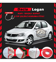 Dacia Logan Oto Araç Kapı Koruma Fitili 5metre Parlak Kırmızı Renk