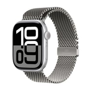 Apple Watch 10 46mm Uyumlu Zore KRD-100 Titanyum Hasır Kordon