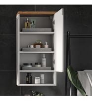 Kapaklı Askıda 4 Raflı Banyo Dolabı Havlu Sabunluk Kiler Erzak Ekmek