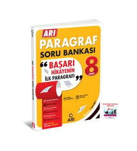 Arı Yayıncılık 2025-2026 8. Sınıf LGS Paragraf Soru Bankası Başarı Hikayenin İlk Paragrafında Güncel Müfredat (Çok Renkli)