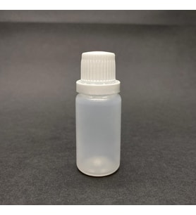 15 cc Plastik Şişe - Kilitli  Kapaklı- Şeffaf- x 10 Adet (Karışık)