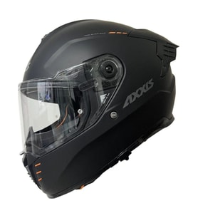 Motosiklet Kask Hawk Mat Siyah Full Face Güneş Vizörlü Motor Kaskı