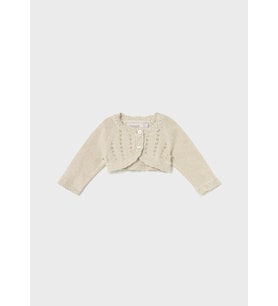Mayoral Newborn Kız Bebek Merserize Bolero Bej