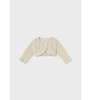 Mayoral Newborn Kız Bebek Merserize Bolero Bej