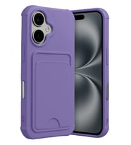 iPhone 17 Kelvin Kartvizitli Silikon - Lila