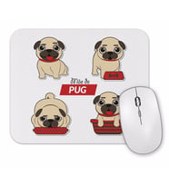 Mae De Pug Köpek Mouse Pad