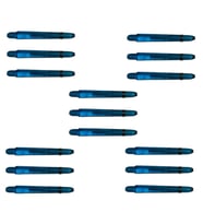 5 Set (15 Adet) 48mm Mavi Polikarbon (PC) Şeffaf Dart Şaft-Shaft