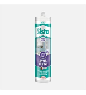 Sista Neutral Silikon (Ayna Silikonu-Beyaz) 280 ml
