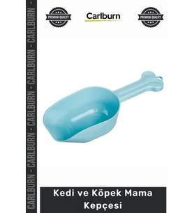 #Petshop Dayanıklı Plastik Ergonomik Saplı Kemik Tasarımlı Ölçülü Pratik Kedi Köpek Mama Kepçesi