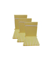 3'lü Sünger Dolgulu-fermuarlı-arkalıklı-yıkanabilir-sandalye Minderi 40 X 8