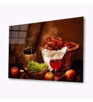 İdealizbiz Meyveler Cam Tablo 4mm Dayanıklı Temperli Cam