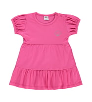 Civil Baby Sim İpli Nakış 6-18 Ay Jile ve Elbise - Fusya