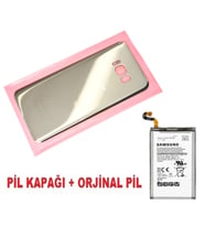 Tkgz Samsung Galaxy S8 PLUS Arka Pil Batarya Kapağı + PİL (CAM) GOLD