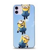 İphone 11 Minions Tasarımlı Telefon Kılıfı Y-MNY003 (Karışık)