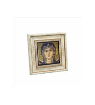 Meryem Görseli Baskılı Taş Tablo 20x20