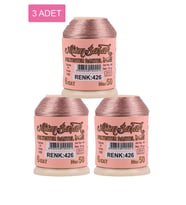 3 Adet Altınbaşak Oya ve Dantel İpi 20 gr - Royaleks - No: 426