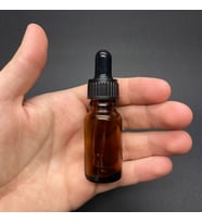 10Ml Kahverengi Cam Damlalıklı Şişe , Siyah Plastik Kapak , 10Cc Amber Cam Damlalıklı Şişe x 6 Adet