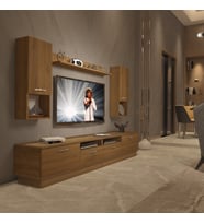 Decoraktiv Trendstyle 5220DA Mdf Tv Ünitesi Tv Sehpası - Naturel Pera (PERA MODA)