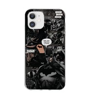 Iphone 11 Uyumlu Batman Aesthetic Tasarımlı Şeffaf Telefon Kılıfı