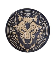KURT Deri Peç - Arma - Wolf Leather PAtch (Bej)