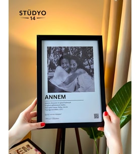 Stüdyo 14 Kişiye Özle z  Ahşap Tablo  - Annem - Anneler Günü  Hediyesi - Sevgiliye Hediye