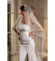 D385 GELİN DUVAĞI (Beyaz)