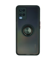 Oppo A54 4g Kılıf Montreal Yüzüklü Silikon Kapak - Yeşil