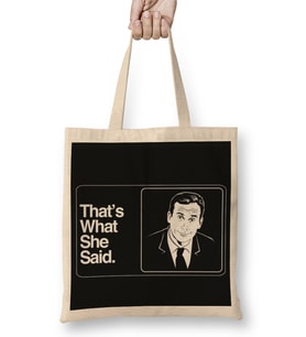Dundies That's What She Said Bez Çanta Uzun Saplı