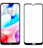 Logis Redmi 8/8A Antistatik 5D Tam Kaplayan Ekran Koruyucu Cam (Şeffaf)