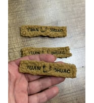 2X9 CM 3 ADET GÜLEN SURAT PELUŞ ARMA YAMA DİKİŞ ÇANTA AKSESUARI