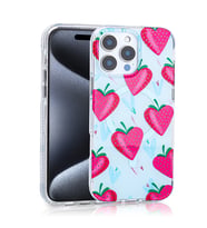 Lexroo iPhone 16 Pro Max Kılıf M-safe Şarj Özellikli Stilo Kılıf - Pembe-Mavi