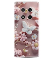 Honor Magic 7 Lite Kılıf Boutique Baskılı Resimli Pembe Kelebekler Pcode -088