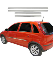 Opel Corsa C Krom Kapı Çıtası Tk 2000-2006 Paslanmaz Çelik