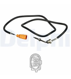 DELPHI TS30264 Egzoz Sicaklik Sensoru 070906088AF 070906088P
