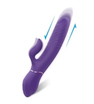 İleri Geri Hareketli Isıtmalı Şarjlı G-Spot Vibratör 21 cm
