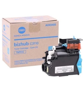 Tonersepeti Konica Minolta TNP-51 Mavi Orjinal Toner