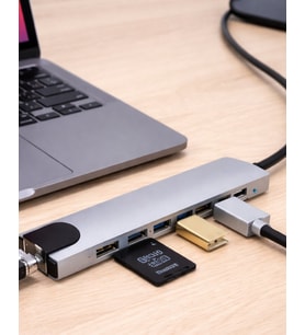 Northcity USB C Çoklu Port Adaptör: HDMI, Ethernet ve SD Kart Hub