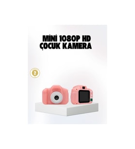 Çocuklar İçin Mini Fotoğraf Makinesi 8mp 1080p Video Ve Darbeye Dayanıklı