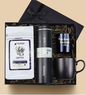 Stanley Termos & Alerya Filtre Kahve & Rakle Mum & Kupa Premium Hediye Seti